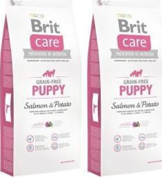 Brit Pakiet Brit Care Grain Free Salmon Potato Łosoś Ziemniaki Bezzbożowa Puppy 2 x 12 kg 1