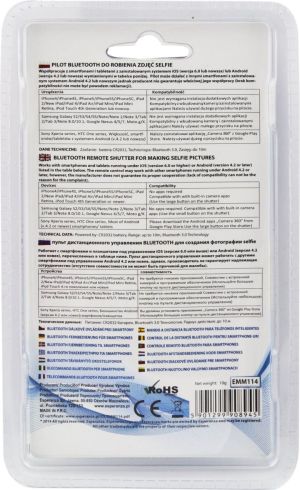 Esperanza Pilot Bluetooth do robienia zdjęć selfie EMM114 (5901299908945) 3