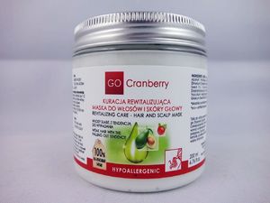 Laboratorium NOVA NOVA Kosmetyki- Maska do Włosów i Skóry Głowy - włosy słabe, z tendencją do wypadania GoCranberry 3