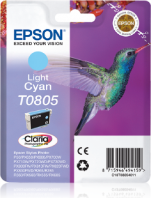 Tusz Epson Wkład atramentowy T0805 light cyan (C13T08054011) 1