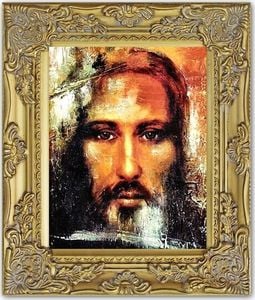 GO-BI Obraz Chrystus ręcznie malowany 27x32cm uniwersalny 1