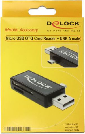 Czytnik Delock USB 2.0/microUSB (91731) 2