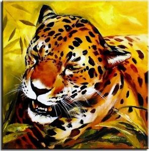 GO-BI Obraz Zwierzęta ręcznie malowany 60x60cm uniwersalny 1