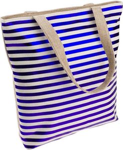 4U Przepiękna materiałowa torebka damska shopper bag A4 1