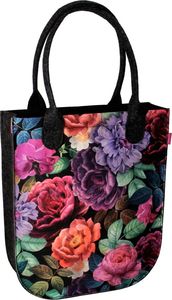 Lorenti Pojemna torebka damska shopper bag filcowa A4 1