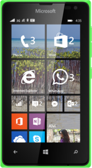 Smartfon Nokia 8 GB Dual SIM Zielony  (Lumia 435 Green Dual Sim) 1