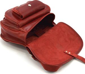 Vintage Premium Klasyczna torebka Podhale Regionals b887 Czerwony 1
