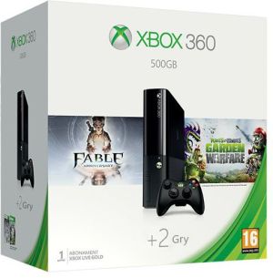 Microsoft Xbox 360 500GB + Fable Anniversary + Plants vs Zombies: Garden Warfare + Live 1 Miesiąc (3M4-00013) 1