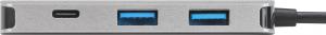 HUB USB Targus 1x USB-C 1x USB-C PD  + 2x USB-A 3.0 (ACH228EU) 5