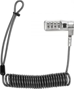 Linka zabezpieczająca Targus Zamek szyfrowy na lince zwijanej DEFCON 3-in1 3