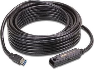 Kabel USB Aten USB-A - USB-A 10 m Czarny (UE3310-AT-G) 1