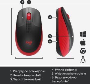 Mysz Logitech M190 Full-size (910-005908) 7