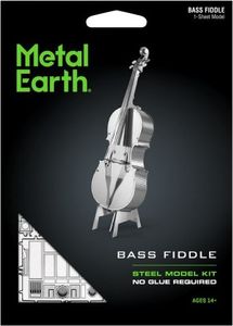 Metal Earth Metal Earth Bass Fiddle Kontrabas model do składania metalowy. 1