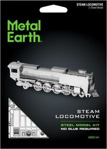 Metal Earth Metal Earth, Lokomotywa parowa model do składania metalowy. 1