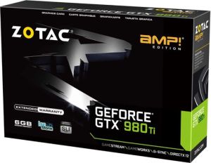 Karta graficzna Zotac GeForce GTX 980Ti AMP 6GB DDR5 (384 bit) HDMI, DVI, 3x DP (ZT-90503-10P) 7
