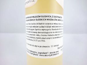 Pierpaoli Ekos Szampon do włosów suchych Słodkie Migdały 2