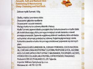 Cris Mydło w kostce Sabai Thai z kurkumą 100g 3