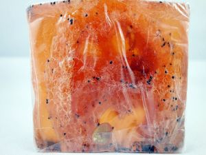 Cosmo SPA Mydło w kostce Soczyste mango z gąbką loofah 100g 3