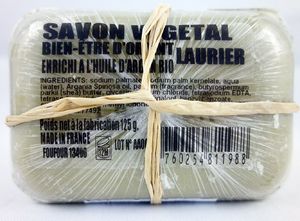 Cosmo SPA Mydło w kostce Savon vegetal laurier 125g 3