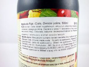 Babuszka Agafia Mydło w płynie Receptury Babuszki Agafii Syberyjskie Jagody 500ml 3