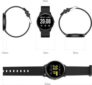 Smartwatch GepardWatches KW19 Biały  (KW19 Black silicon) 12