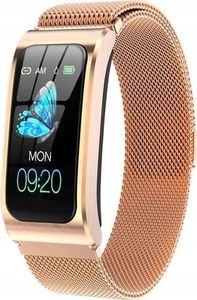 Smartwatch GepardWatches SmartWatch AK12 Damski Smartband Krok Puls Ciśnienie Gold Bracelet Milanese 13