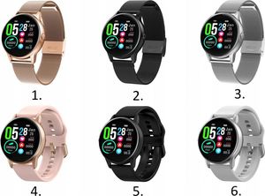 Smartwatch GepardWatches DT88 Srebrny  (DT88 Black Bracelet) 6