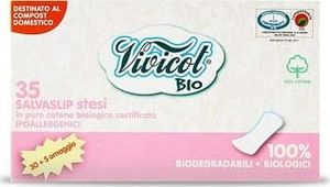 Vivicot Vivicot Bio - Wkładki higieniczne z organicznej bawełny 35 szt. 1