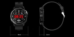 Smartwatch Smartwatch AWL8 Ciśnienie Puls EKG Zegarek IP68 Pogoda Szary 11