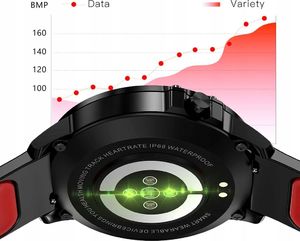 Smartwatch Smartwatch AWL8 Ciśnienie Puls EKG Zegarek IP68 Pogoda Szary 6