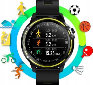 Smartwatch Smartwatch AWL8 Ciśnienie Puls EKG Zegarek IP68 Pogoda Szary 9