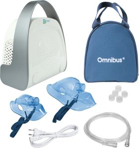 Omnibus Inhalator nebulizator BR-CN151 PREMIUM praca ciągła torba + gratis 3