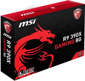 MSI グラフィックボード　AMD Radeon R9 390X 8GB MSI Karta graficzna AMD Radeon R9 390X (8 GB, PCI-E 3.0