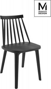Modesto Design MODESTO krzesło RIBS BLACK czarne - polipropylen 1