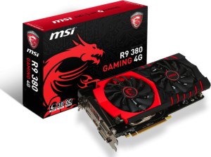 Karta graficzna MSI Radeon R9 380 4GB GDDR5 (256 bit) HDMI, 2xDVI, DP (R9 380 GAMING 4G) 1