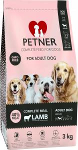 Petner Petner z Jagnięciną Adult Medium Breed M 3 kg 1