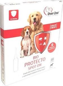 Over Zoo Over Zoo Bio Protecto Spot On dla Średniego i Dużego Psa 4 x 2,5 ml 1