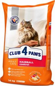 Kormotech Club 4 Paws Hairball Control Usuwanie Kul Włosowych 14 kg 1