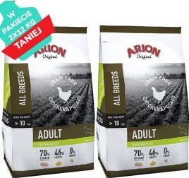 Arion Arion Grain Free Chicken PotatoKurczak Ziemniaki Bezzbożowa Adult 2 x 12 kg 1