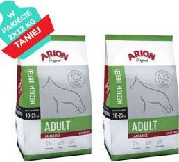 Arion Arion Original Lamb Rice Jagnięcina Ryż Medium Adult 2 x 12 kg 1