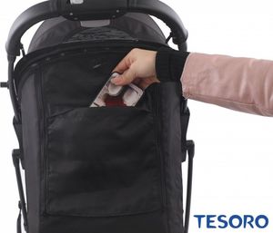 Wózek Tesoro spacerowy S600 turkusowy 11