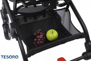 Wózek Tesoro spacerowy A9 Czarny 6