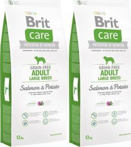 Brit Pakiet Brit Care Grain Free Salmon Potato Łosoś Ziemniaki Bezzbożowa Adult 2 x 12 kg 1