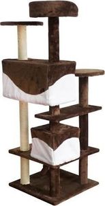 Drzewko dla kota 120 cm - brązowo-białe (UA 20-2 Brown) 2