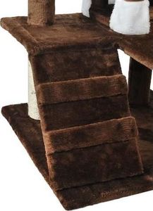 Drzewko dla kota 120 cm - brązowo-białe (UA 20-2 Brown) 8