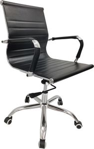 Krzesło biurowe Vangaloo Fotel biurowy czarny (DM8132) 1