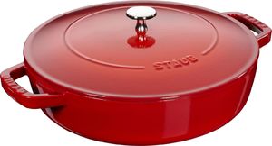 STAUB Patelnia STAUB żeliwo do duszenia pokrywka 24 cm czerwony uniwersalny 1