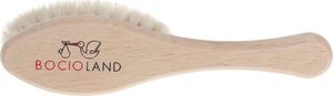 Bocioland Drewniana szczoteczka do włosów z koziego włosia 1