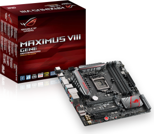 Płyta główna Asus MAXIMUS VIII GENE, Z170, QuadDDR4-2133, SATA3, HDMI, DP, USB 3.1, mATX 2