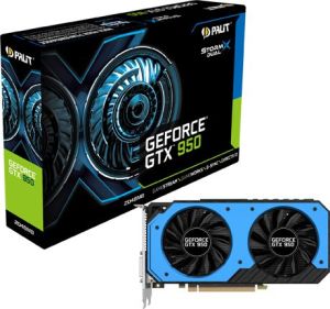 Karta graficzna Palit GTX950 OC STORMX DUAL 2GB GDDR5 128bit 2xDVI+HDMI+DP PCIe3.0 NE5X950S1041F 4